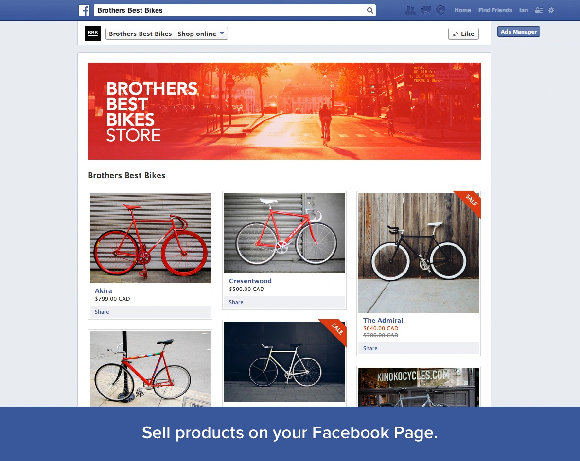 Facebook Store by Shopify