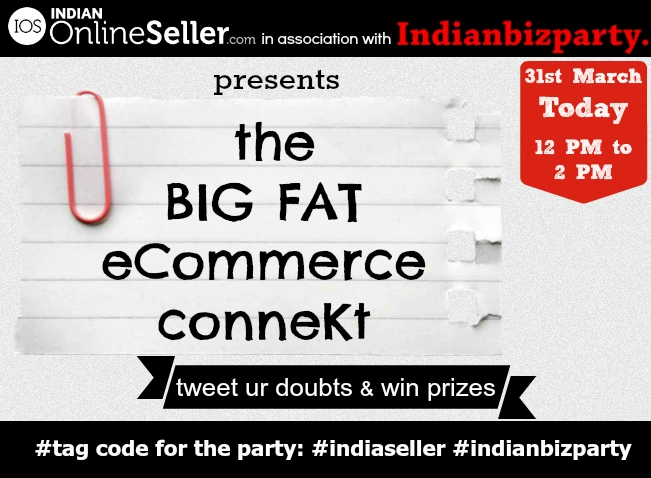 The Big Fat Ecommerce Connekt Party today, 12 noon – 2 pm!
