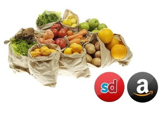 Amazon, Snapdeal bring online grocery daily service to the table