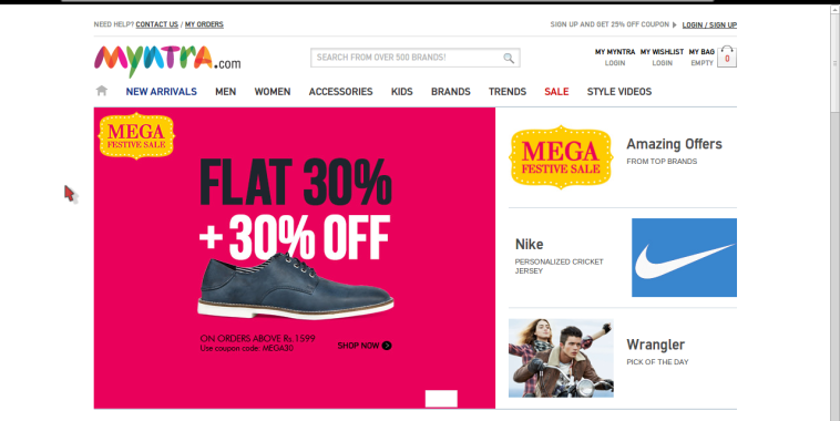 Myntra’s ‘End of Reason Sale’ closed in on RS. 100 crore mark
