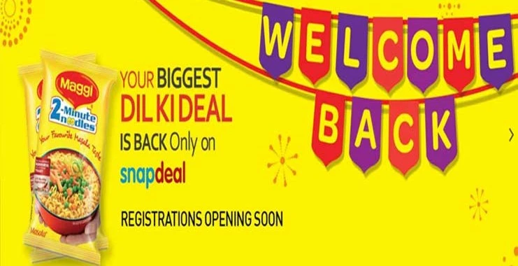 Snapdeal faces FIR for allegedly selling maggi during ban