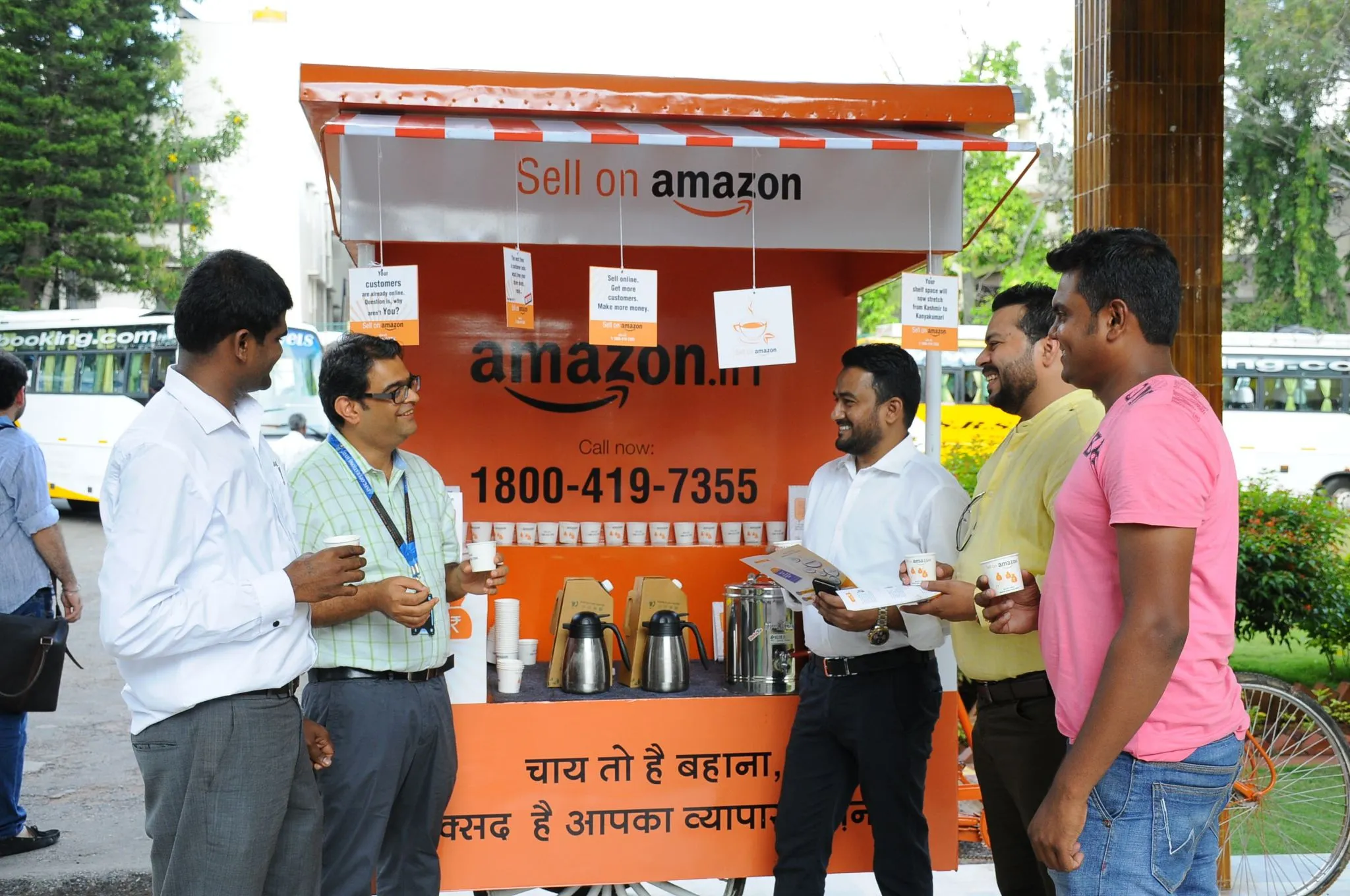 Globalizing Amazon marketplace in India through Chai Cart and Tatkal: Jeff Bezos