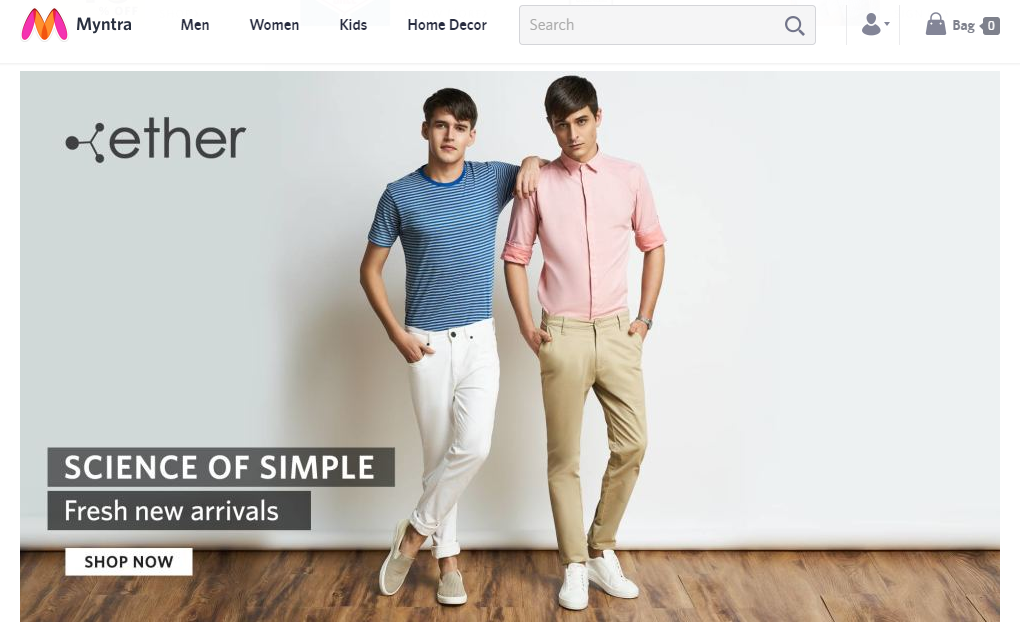 Myntra on Wooing Spree; Pilots Try-On-Delivery Service