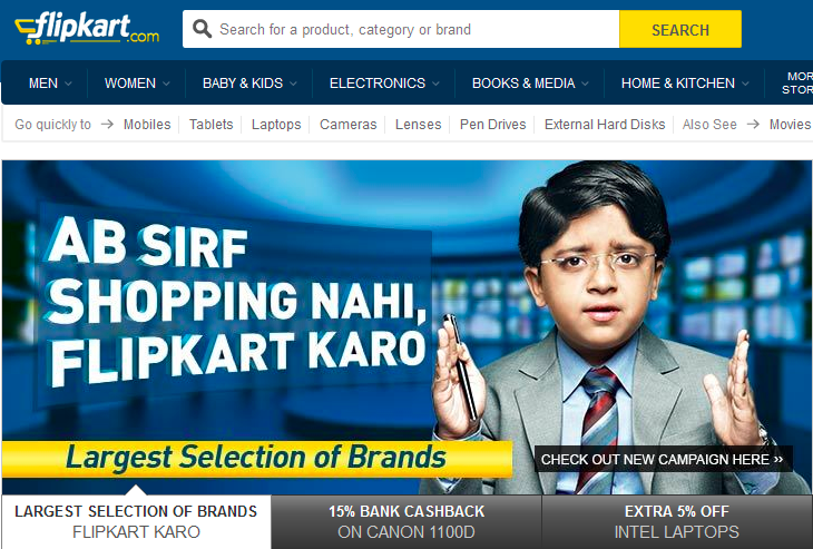 Flipkart being whipped before Big Billion; partners with digital content creators to fight Amazon