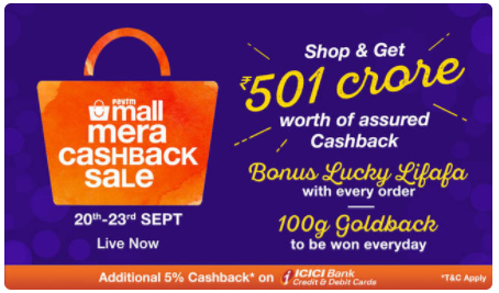 Paytm Mall offers 100% festive sale discount; more sales by etailer expected soon