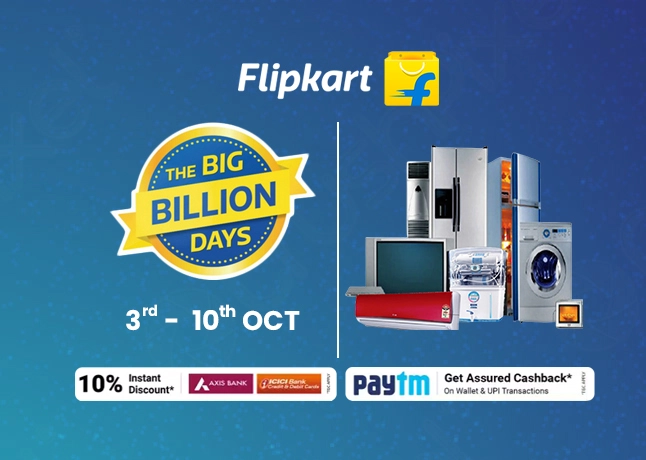 The Flipkart Big Billion Sale - A Complete List of Offers